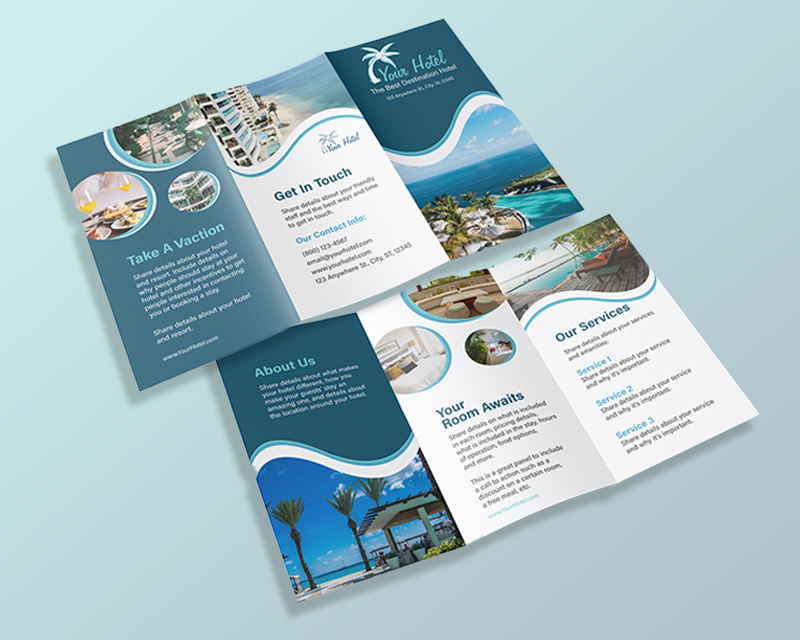trifold brochure flyer by Fresh Prints
